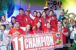 UE crowned overall fencing champion in UAAP